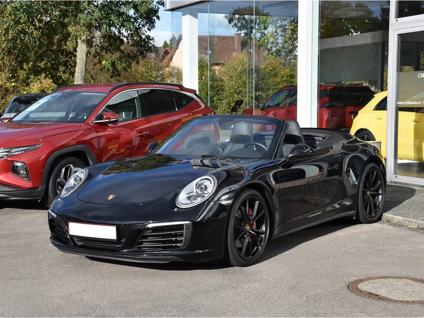 Porsche 991 .2 Carrera 4S Cabrio PDK CUIR GPS JA20 Noir - 2
