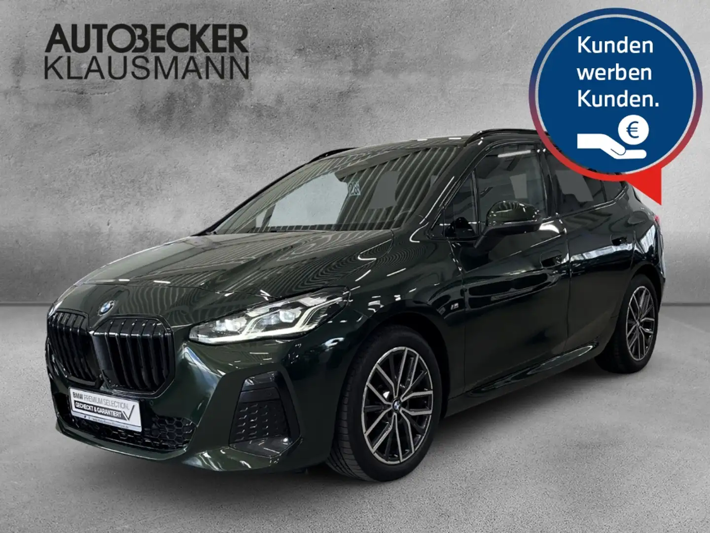 BMW 223 Active Tourer M Sport AUTOMATIK LC PROF NAVI LED P Groen - 1