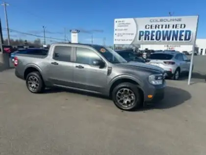 Gray 2023 Ford Maverick XLT SuperCrew FWD Pickup Truck Front-Wheel Drive Continuously Variable Transmission