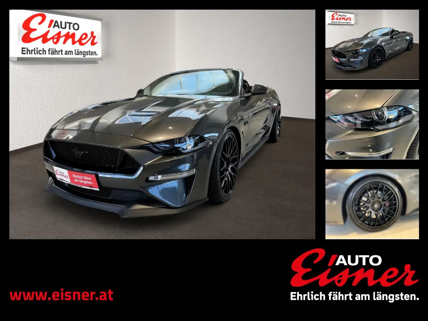 Ford Mustang 5.0 Ti-VCT V8 GT Cabrio Aut. Neuer Motor Grau - 1
