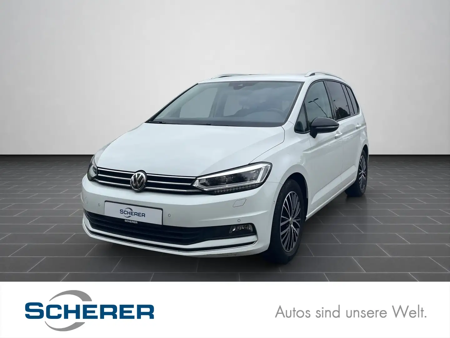 Volkswagen Touran 1.5 TSI IQ.DRIVE OPF Navi, RFK, AHK Weiß - 1