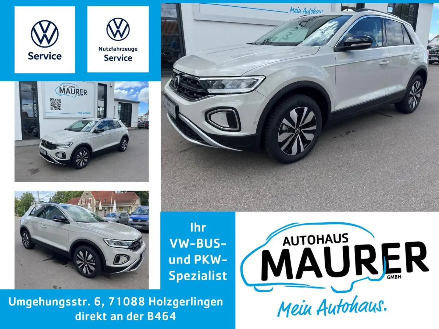 Volkswagen T-Roc Life 1,5 TSI DSG GOAL AHK LED ACC Kamera Gris - 1