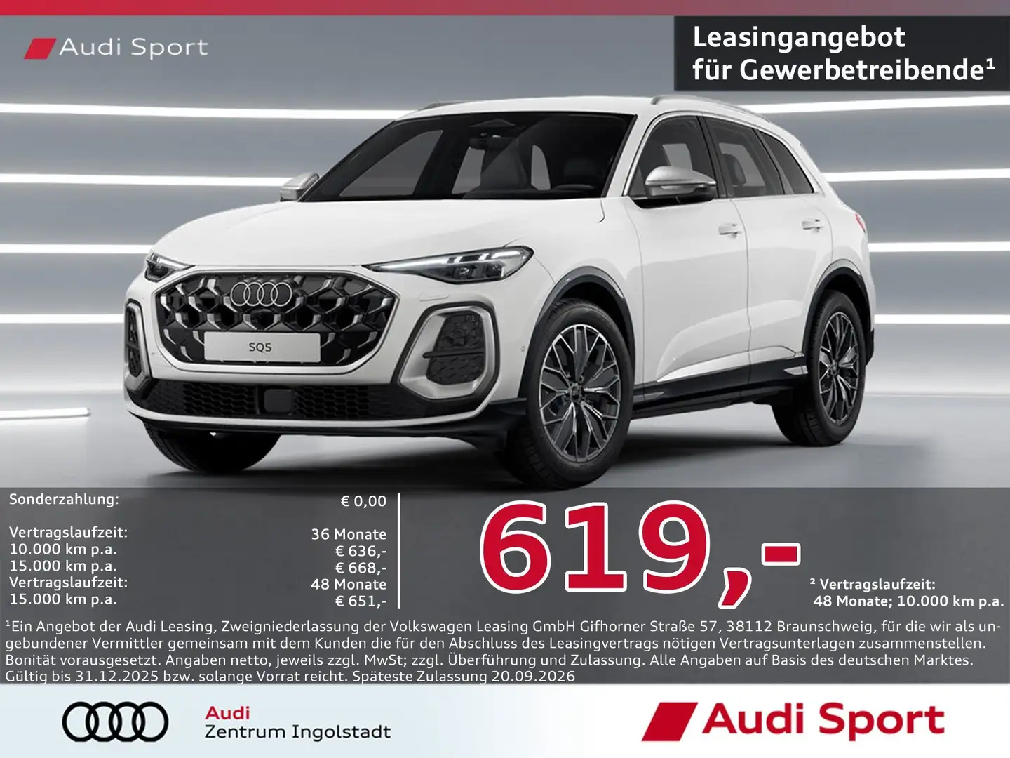 Audi SQ5 SUV TFSI quattro ACC,LED UPE 82.900,- Белый - 1