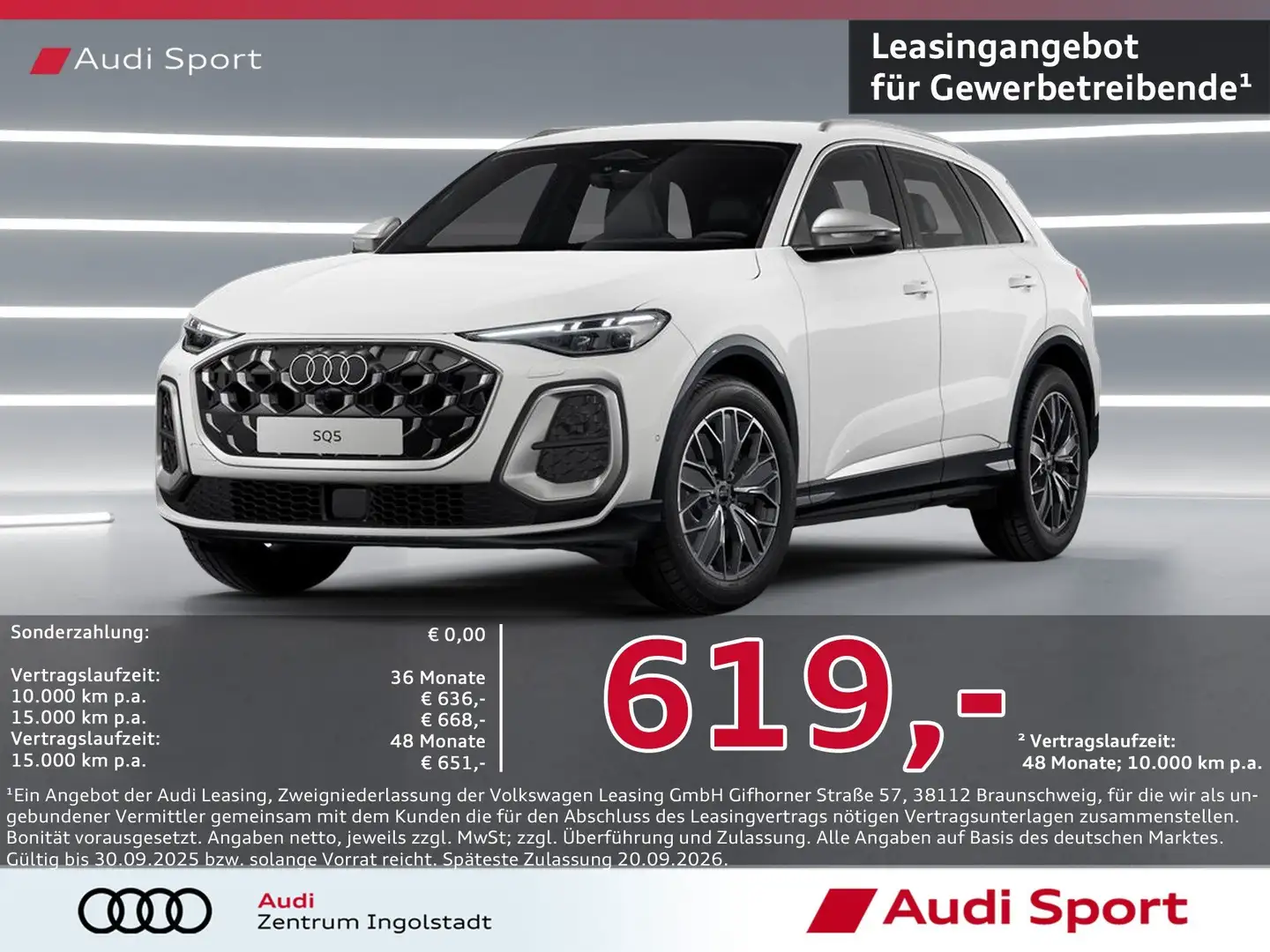 Audi SQ5 SUV TFSI quattro ACC,LED UPE 82.900,- White - 1