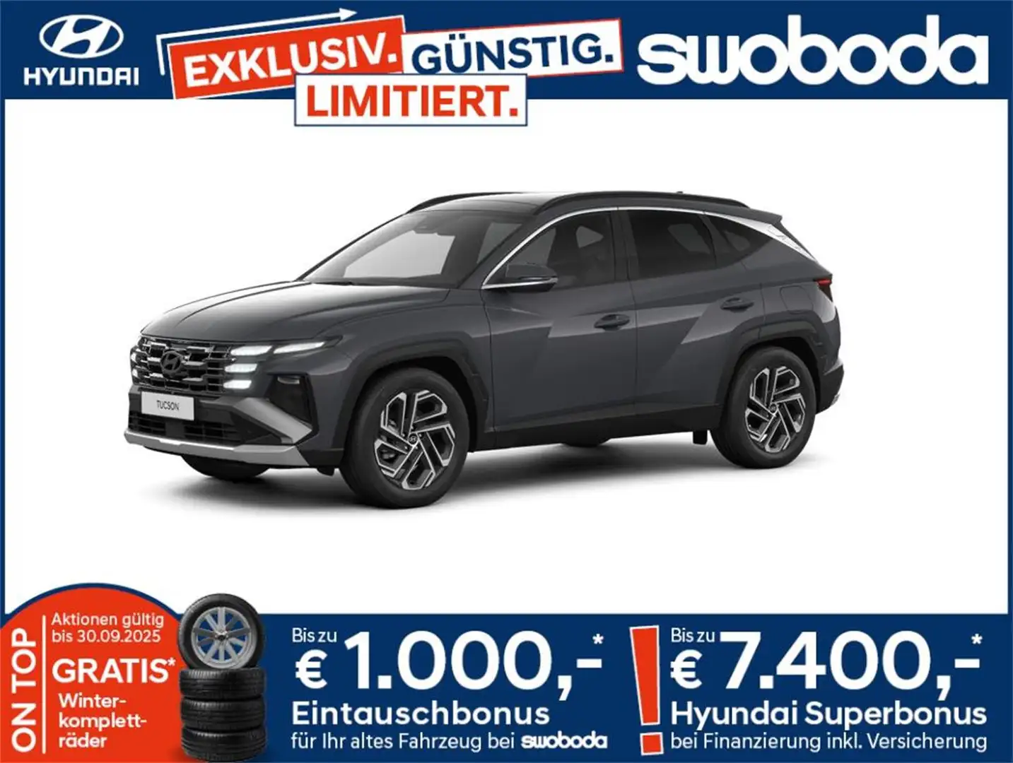 Hyundai TUCSON Tucson NX4 Smart Line 1,6 T-GDi 2WD t5bs1-P3 Grau - 1