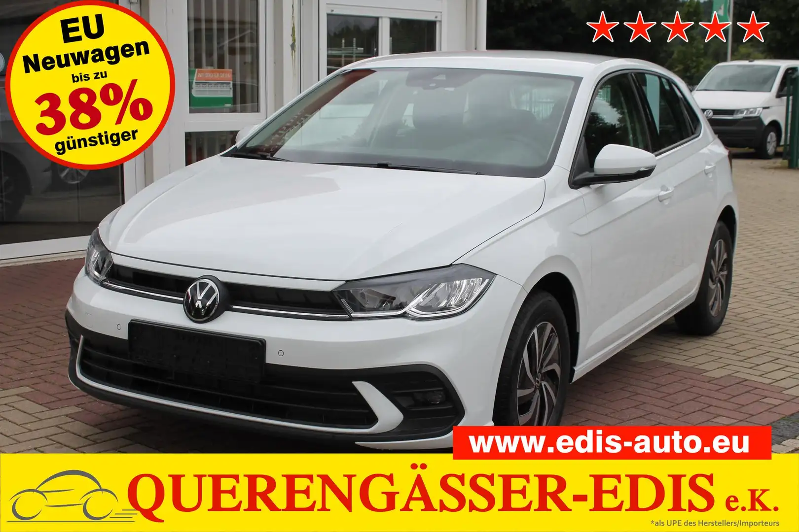 Volkswagen Polo 1.0TSI 70KW "Start" *Klima*LED*SHZ*PCD V+H* 70 ... Bianco - 1