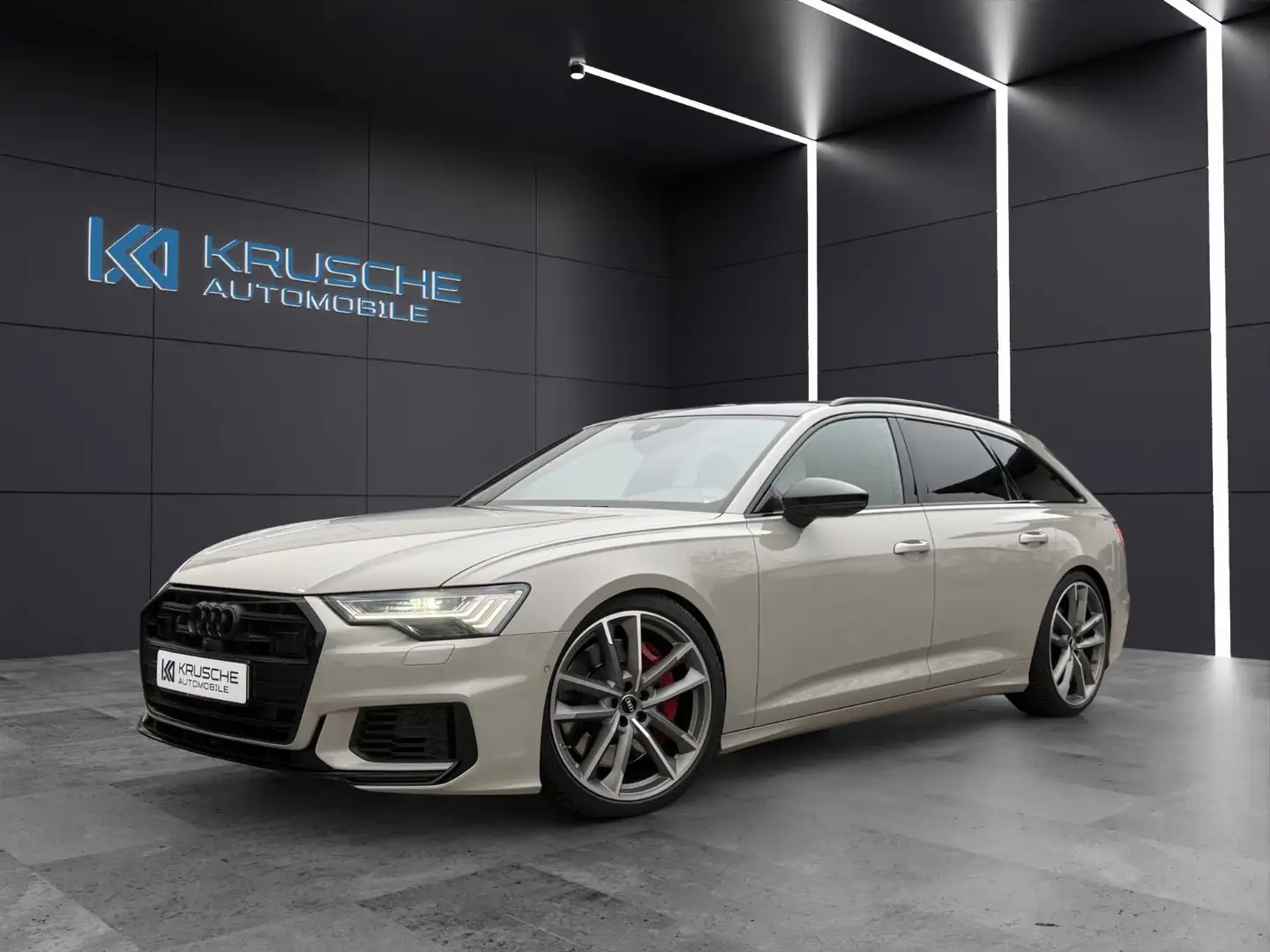 Audi S6 Avant quattro Exclusive*dt.At.*Pano*360°AHK* Beige - 1