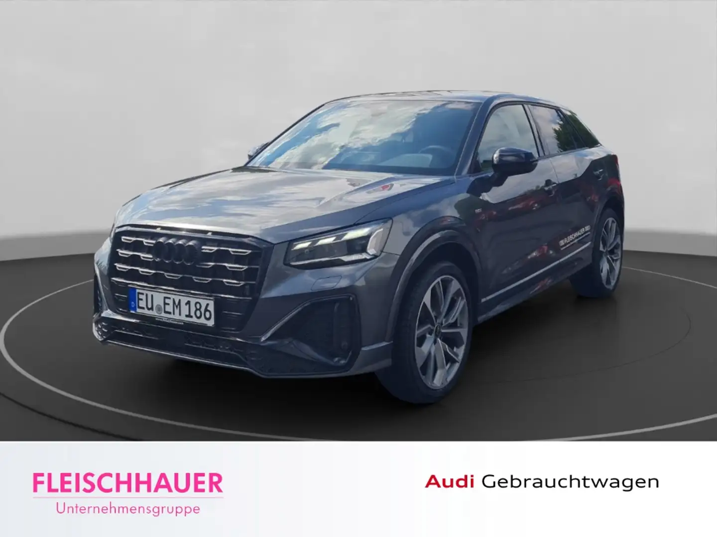 Audi Q2 35 TFSI S line DSG 2xS-Line, Navi,Matrix,AHK Grijs - 1
