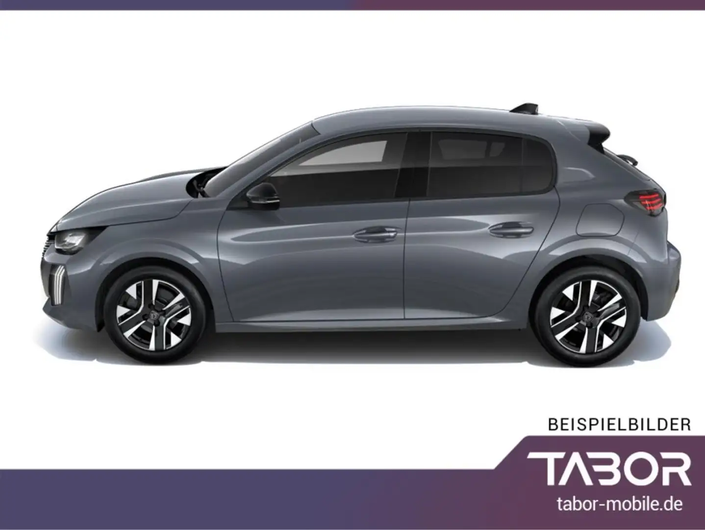 Peugeot 208 100 Allure KeyL PDC PrivG MirrorL 16Z SHZ BT Grau - 2