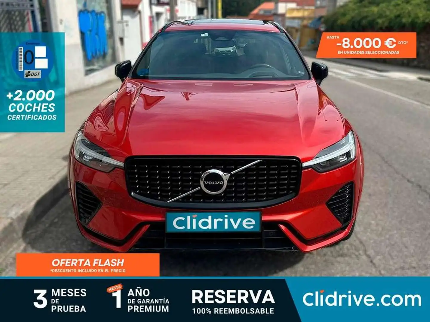 Volvo XC60 T6 Twin Recharge R-Design Rojo - 1