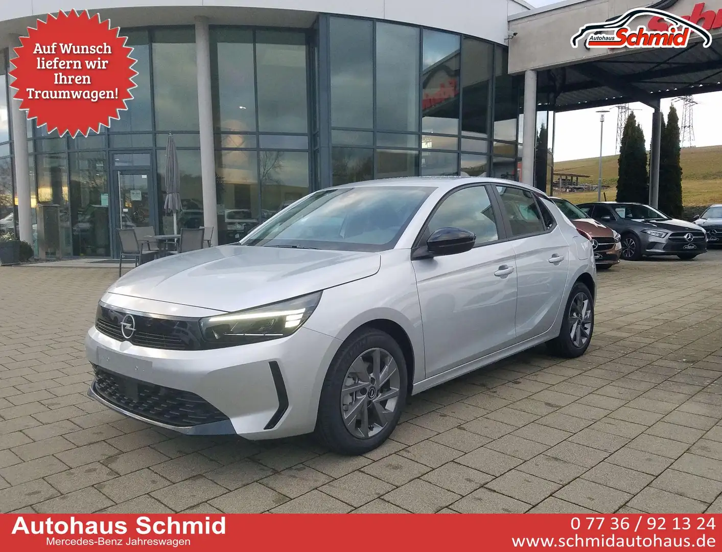 Opel Corsa 1.2 Turbo Edition Aluelgen, PDC hinten Tempomat... Silber - 1