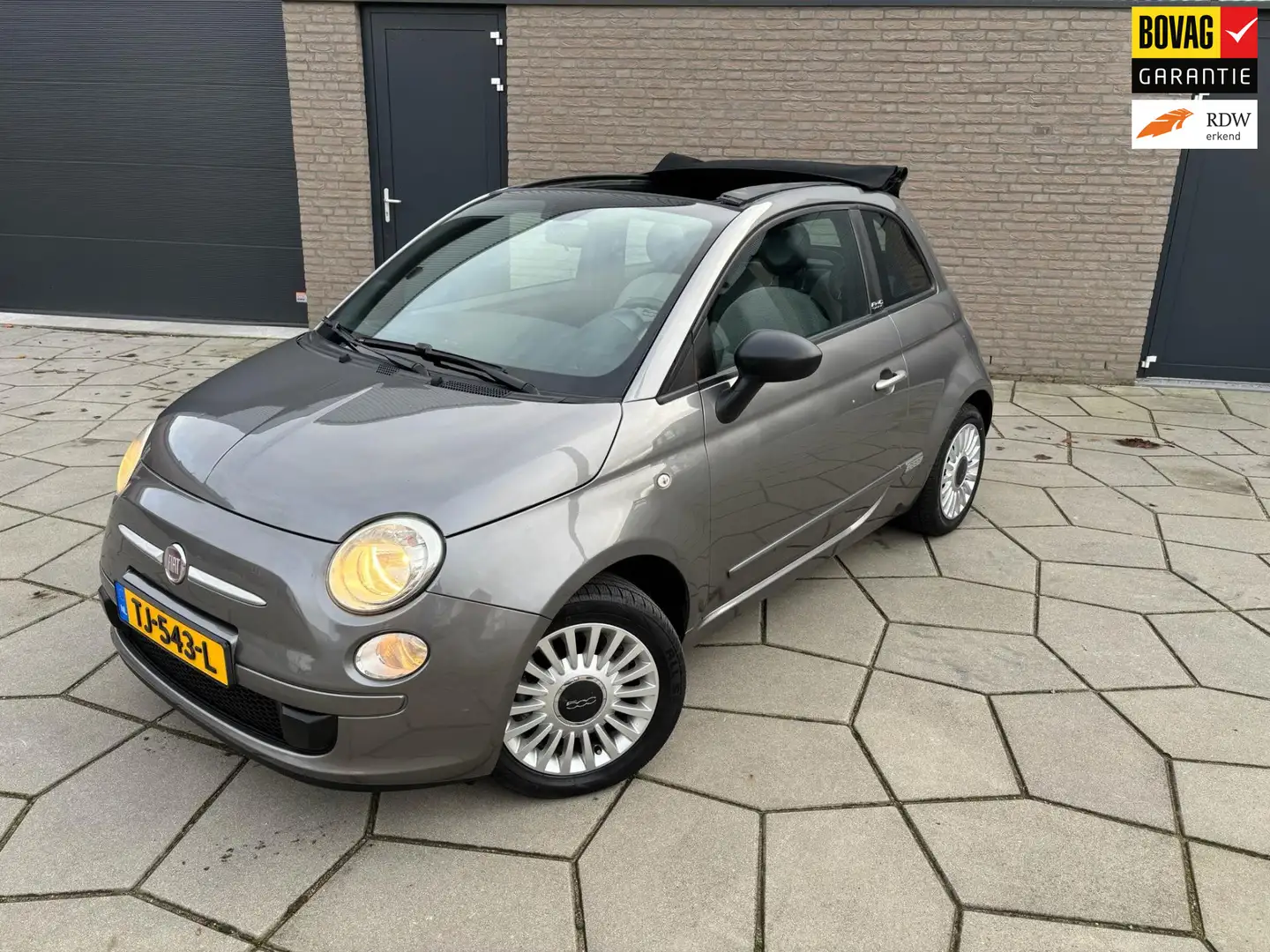 Fiat 500C 0.9 TwinAir Cabrio Softtop Grau - 1