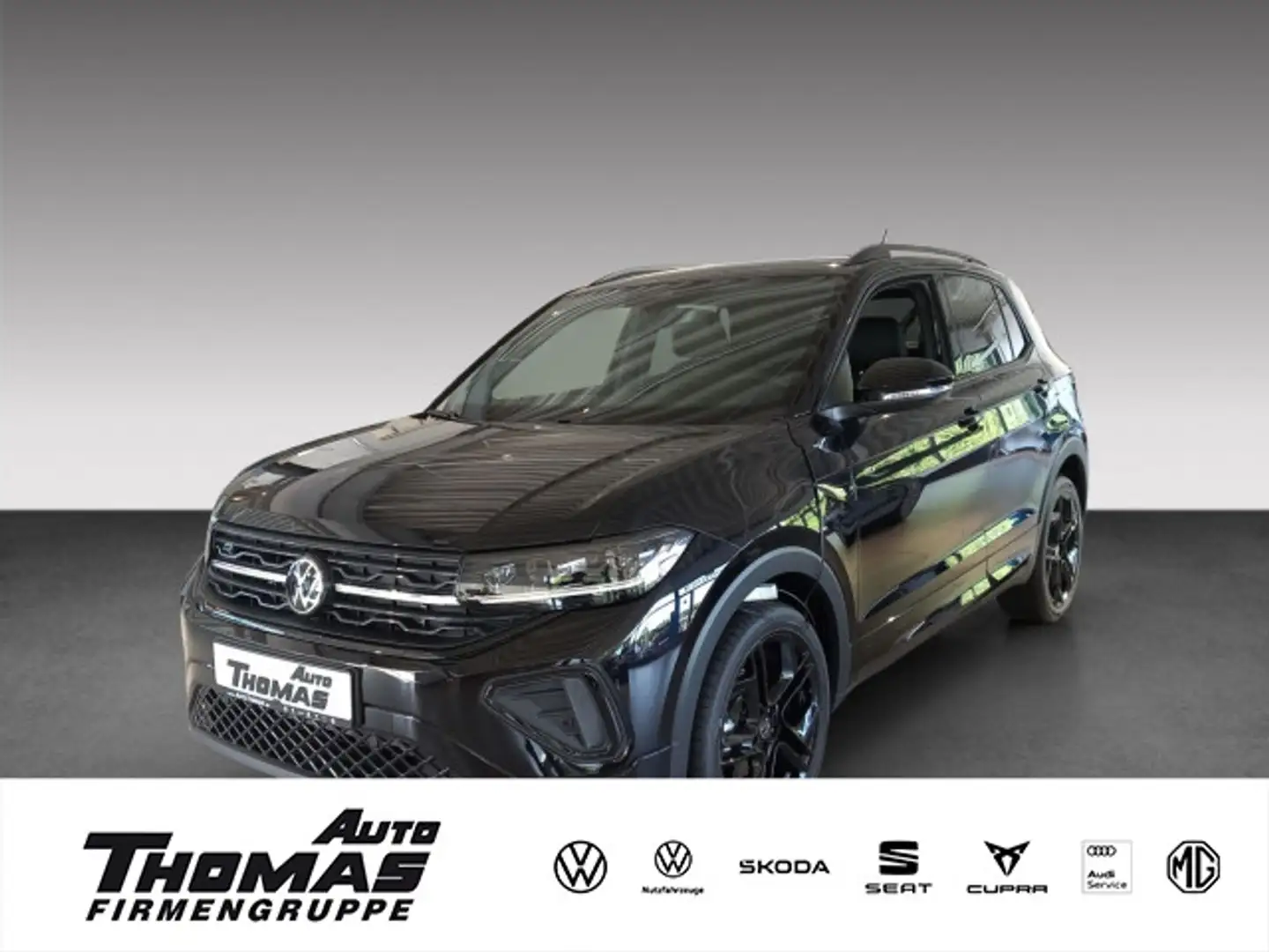 Volkswagen T-Cross 1.5 l TSI DSG R-Line *AHK*KAMERA*SHZ* Schwarz - 1
