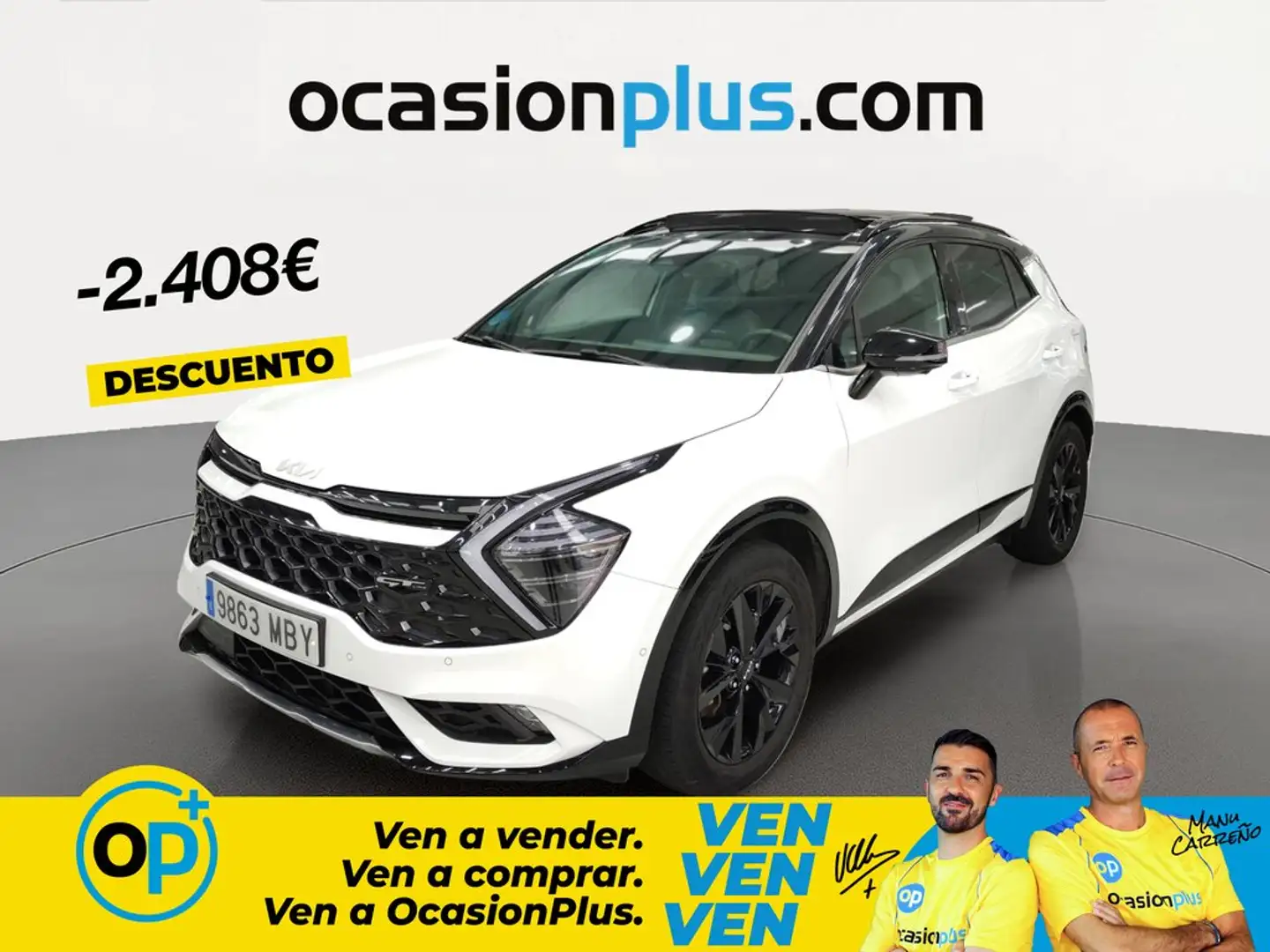 Kia Sportage 1.6 T-GDi HEV GT-line Blanco - 1