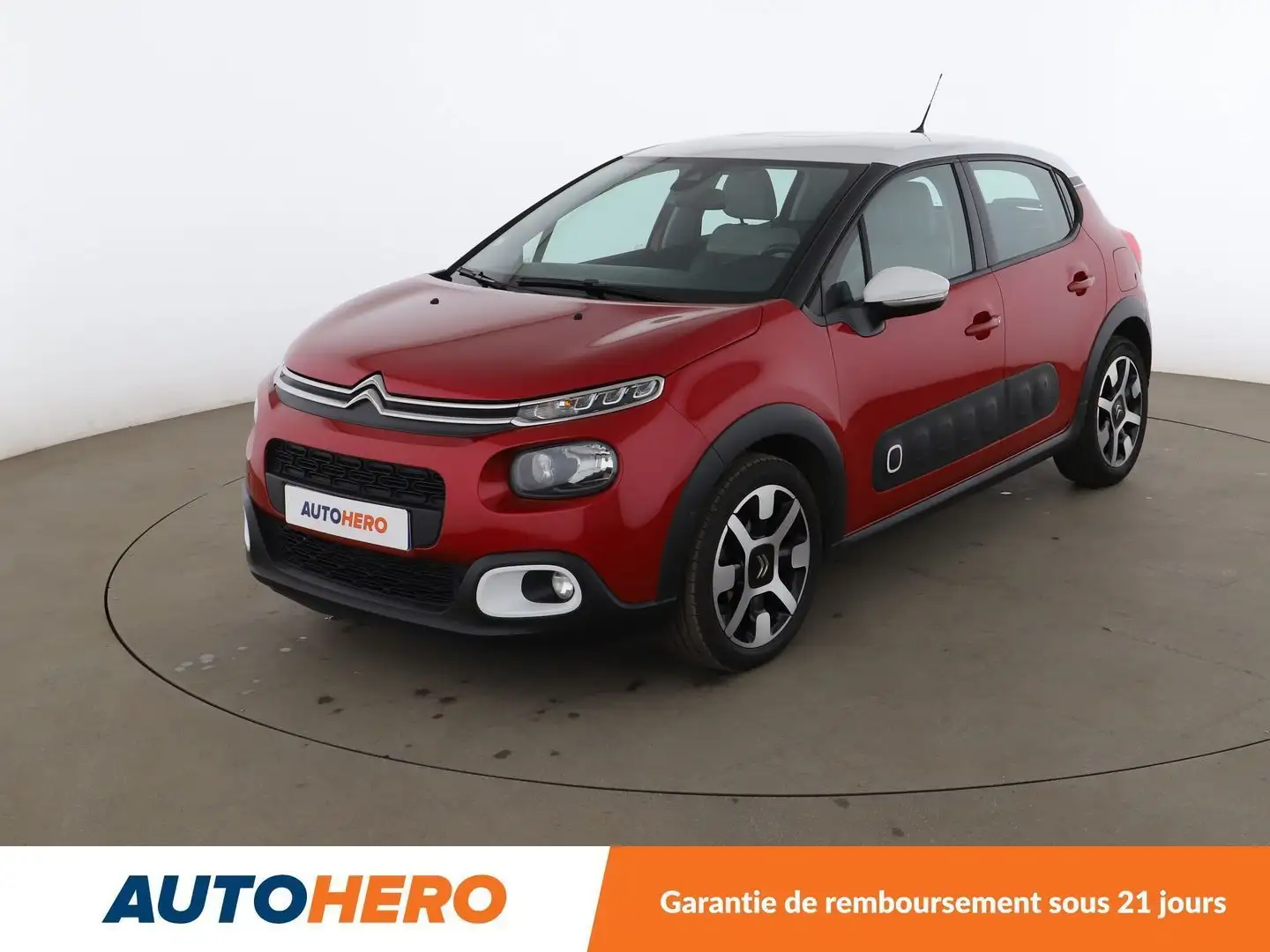 Citroen C3 1.2 PureTech Shine BV6 Rouge - 1