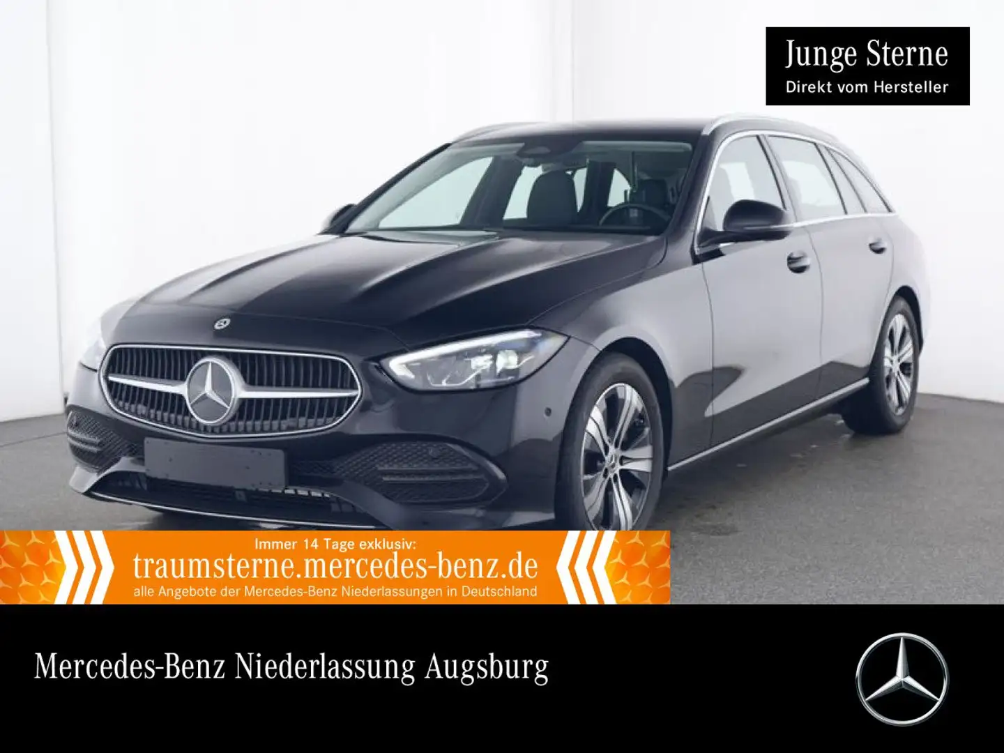 Mercedes-Benz C 180 T AVANTG+AHK+LED+KAMERA+KEYLESS+9G Schwarz - 1