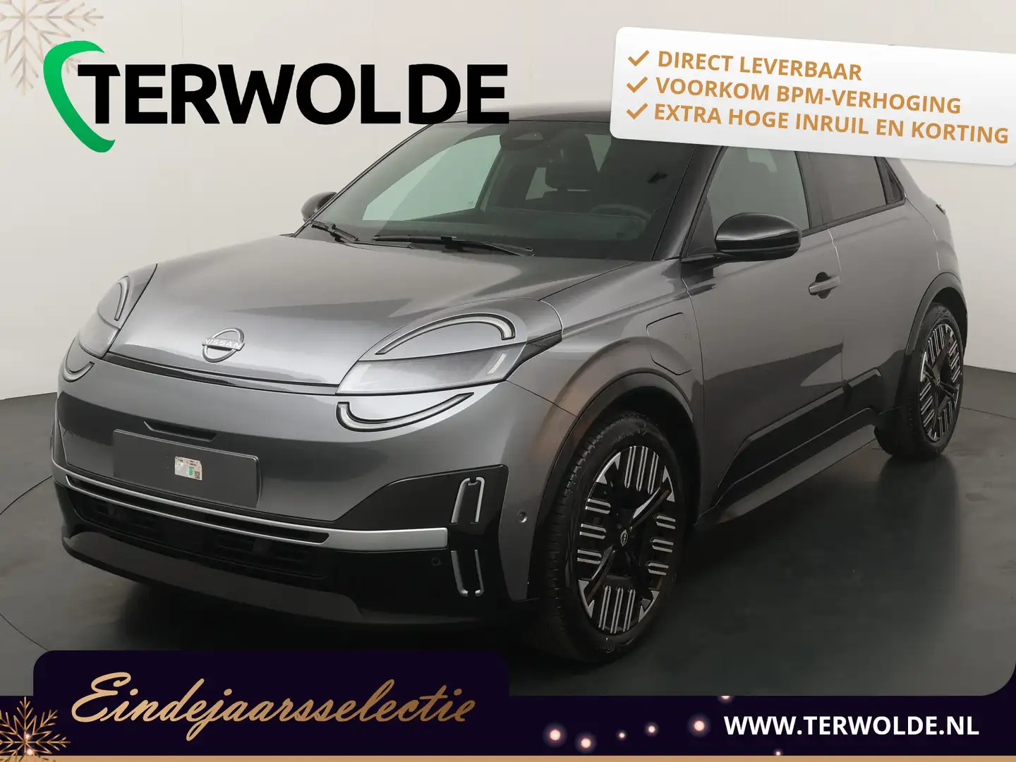 Nissan Micra ADVANCE - 52 kWh | €1.000 Korting | 5 jaar garanti Gris - 1