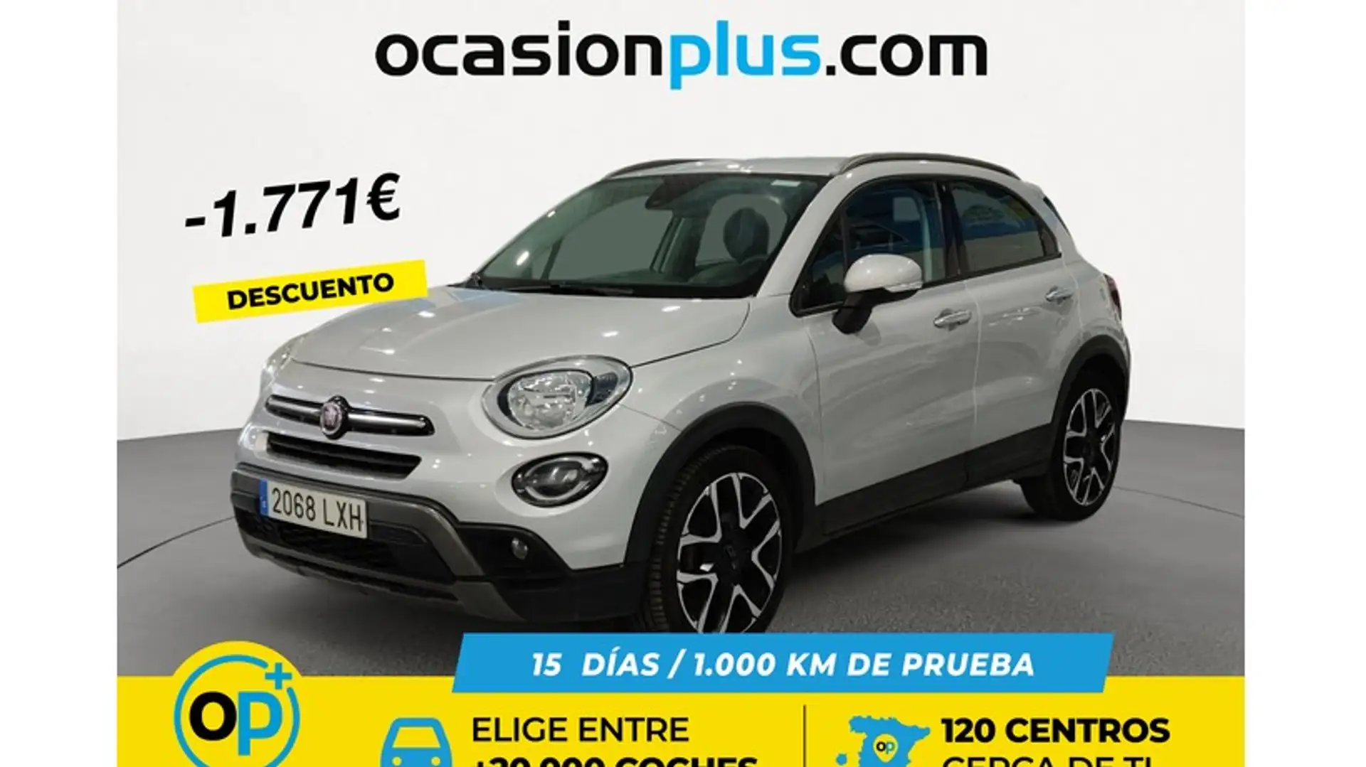 Fiat 500X 1.6Mjt S&S Cross 97kW Gris - 1