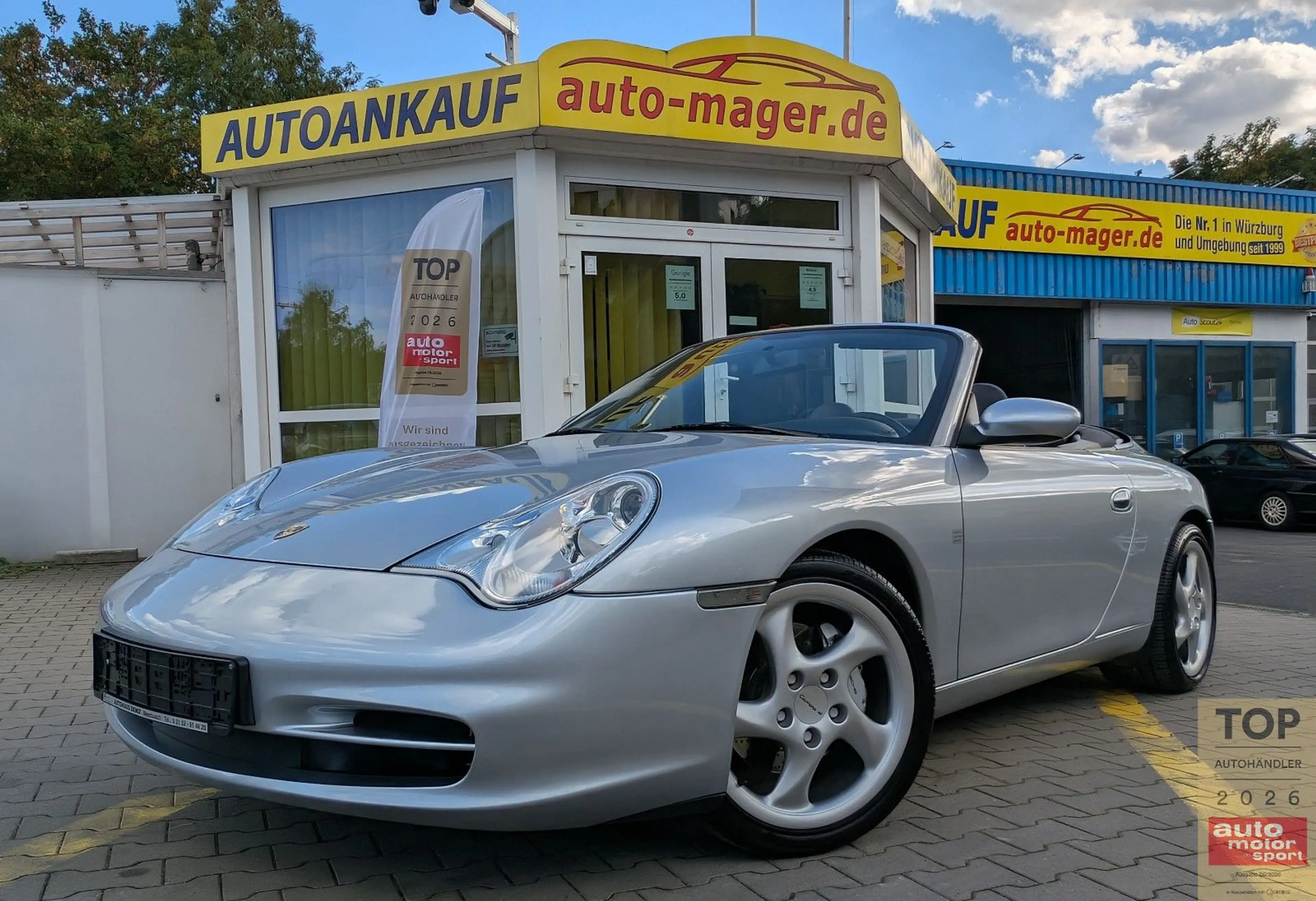 Porsche 996 911 996 Carrera 4 Cabrio*Schalter*Volle Historie
