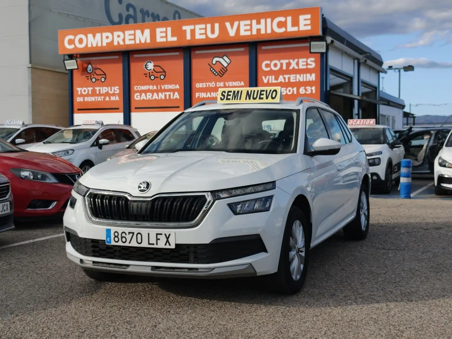 Skoda Kamiq 1.0 TSI Ambition DSG 85kW Blanco - 1