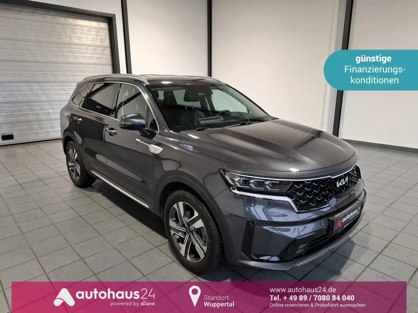 Kia Sorento 1.6 T-GDI Plug-In Hybrid Spirit 4WD Grey - 1