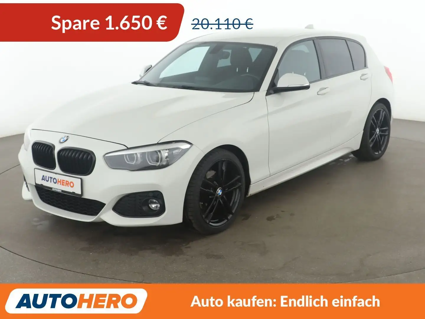 BMW 120 120i Edition M Sport Shadow Aut.*TEMPO*LED*PDC*SHZ Weiß - 1