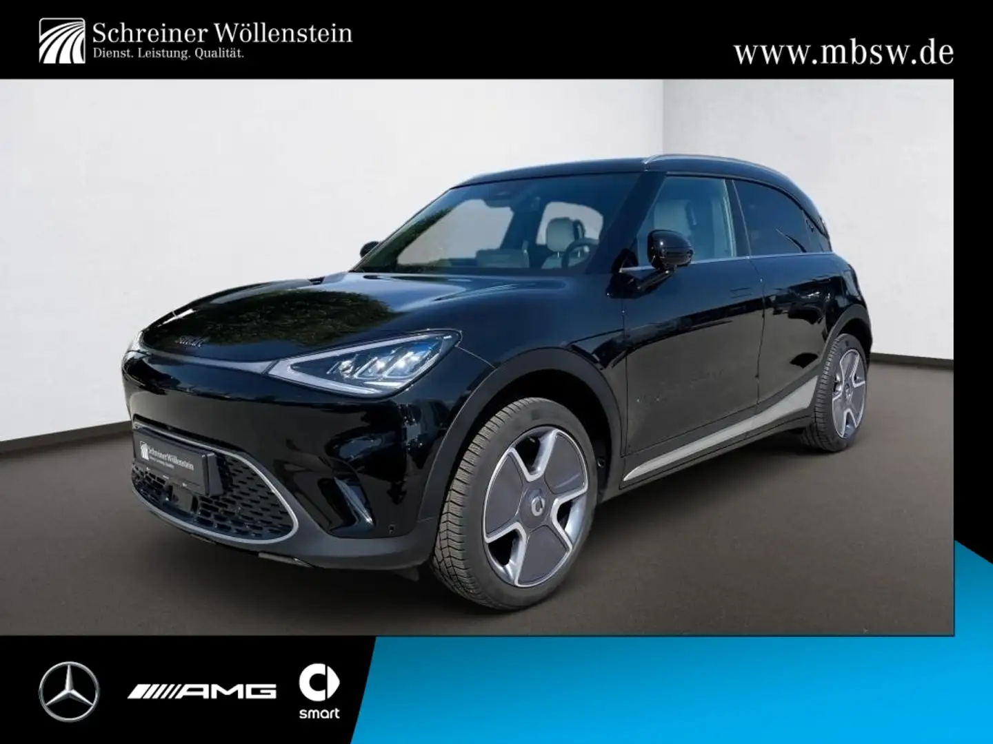 smart #1 Pro+ 360°Kam.*Pano*22kW*LED*SHZ*CarPlay Noir - 1
