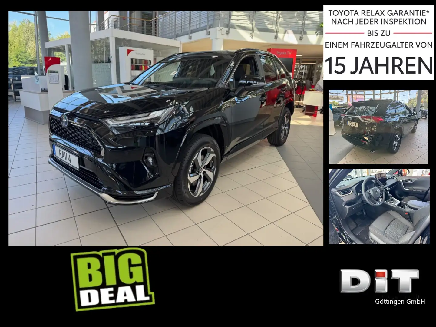 Toyota RAV 4 RAV4 2.5 Teamplayer ACC+LED+Navi+SHZ+2xKlima+LM Nero - 2