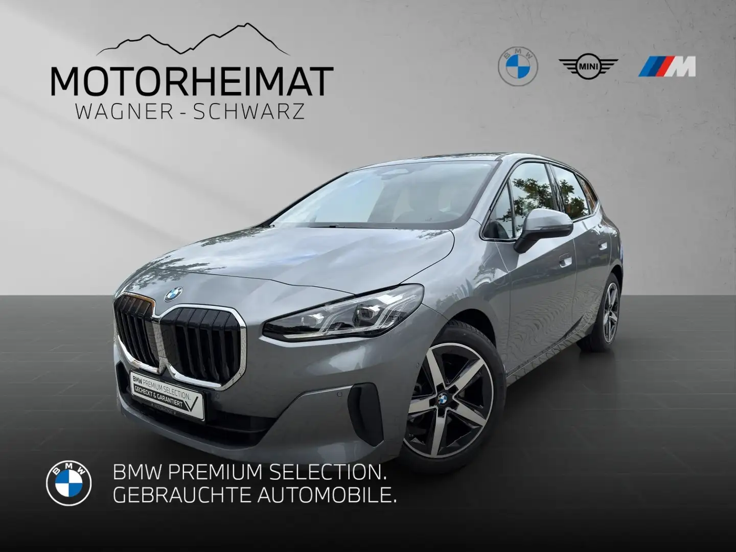 BMW 218 i Active Tourer AdapFW 18" AHK AdapLED Grijs - 1