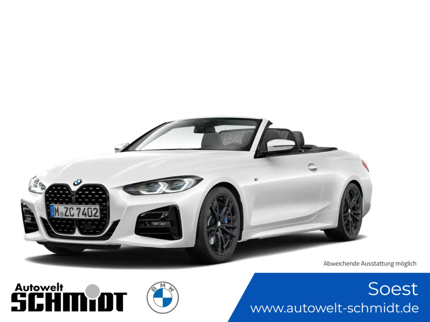 BMW 420 i Cabrio M Sport + 2.Jahre.BPS-GARANTIE Blanc - 1