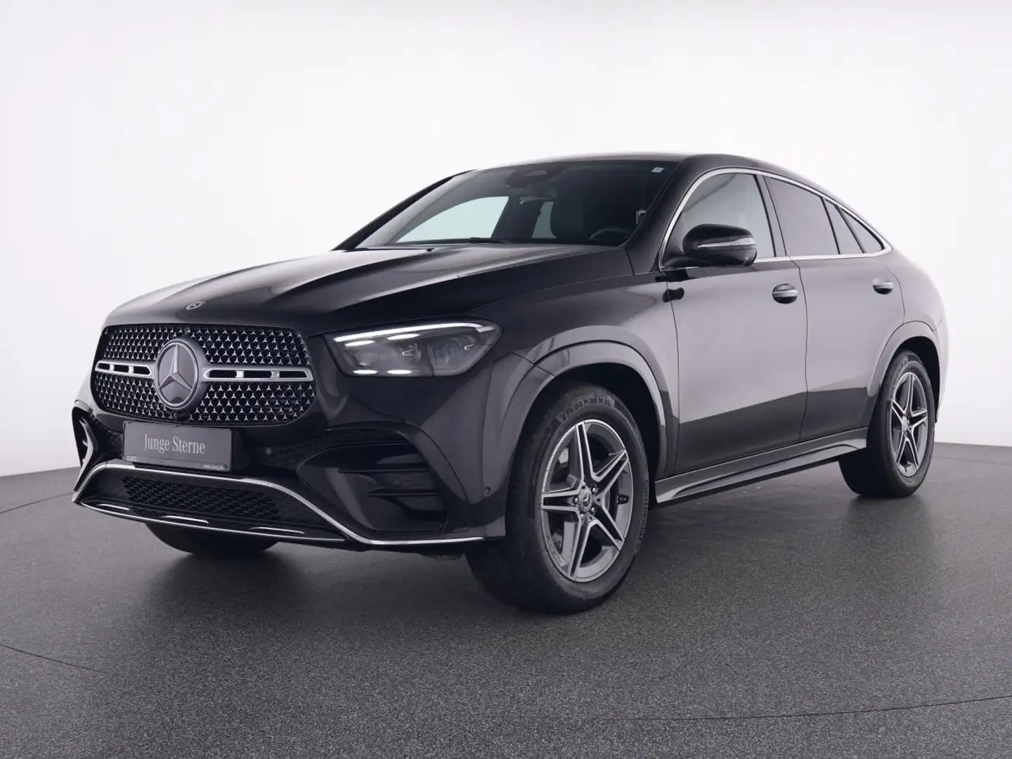 Mercedes-Benz GLE 300 d 4M Coupé AMG+MBUX+Pano+Airm+MBeam+360° Schwarz - 2