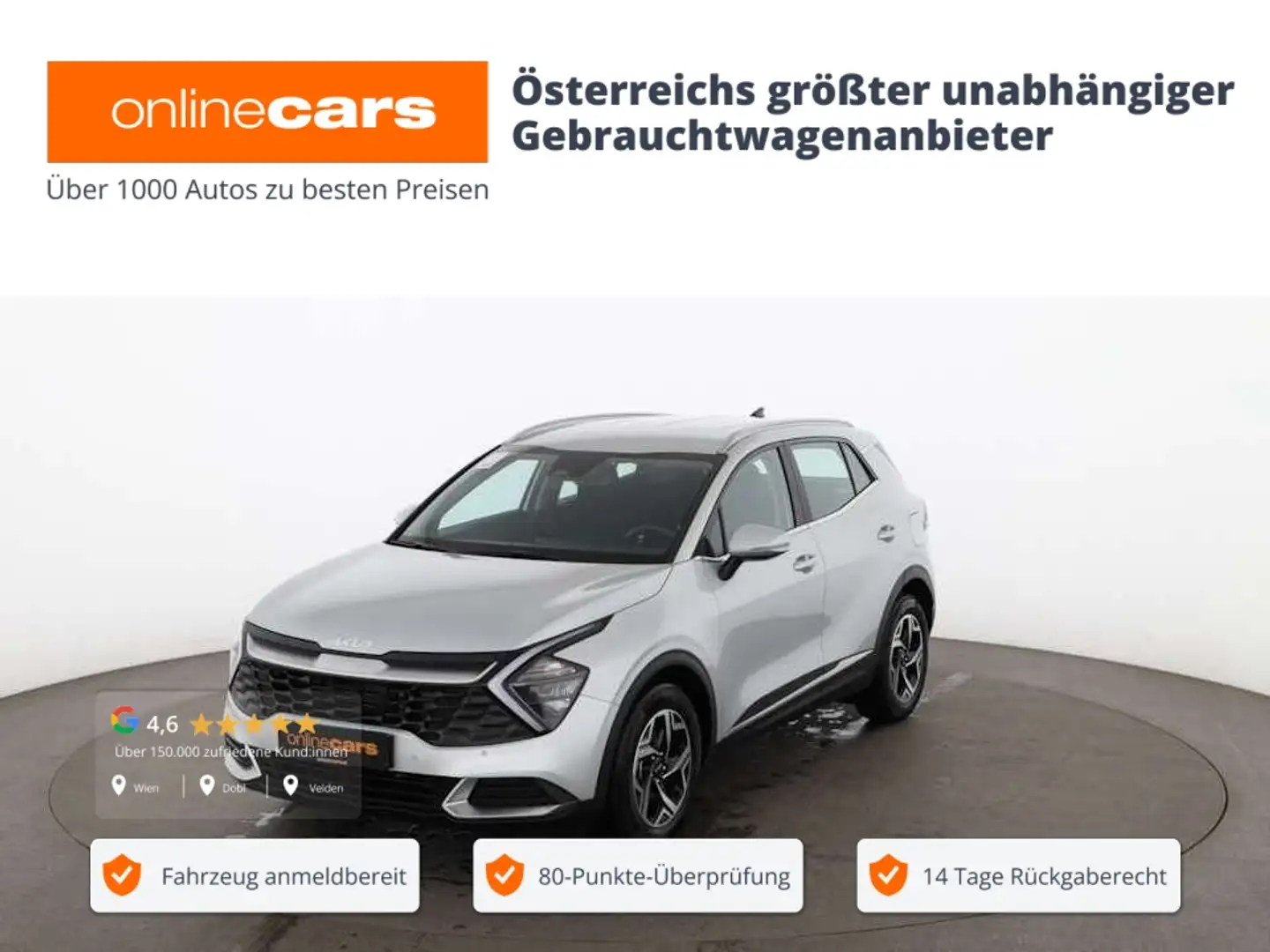 Kia Sportage 1.6 CRDI LED NAVI R-CAM SITZHZG TEMPOMAT Gri - 1