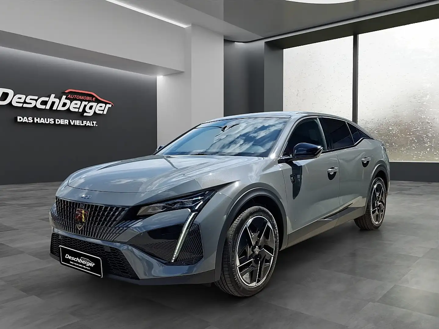 Peugeot 408 Hybrid 145 e-DCS6 GT Gris - 1