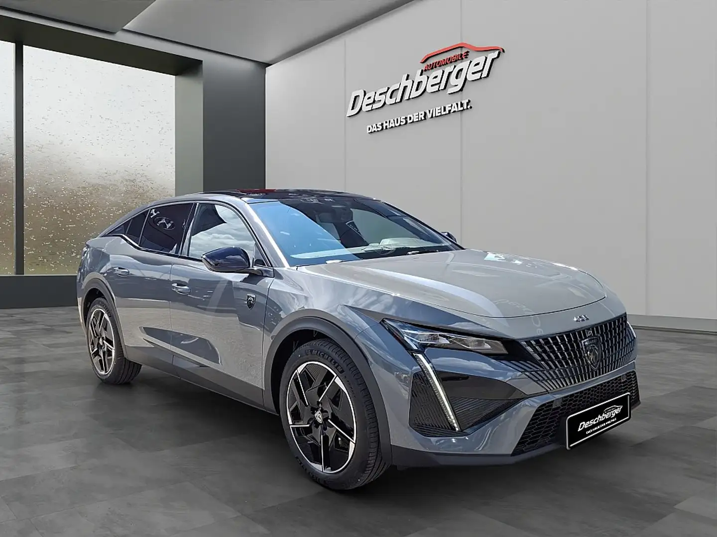 Peugeot 408 Hybrid 145 e-DCS6 GT Grau - 2