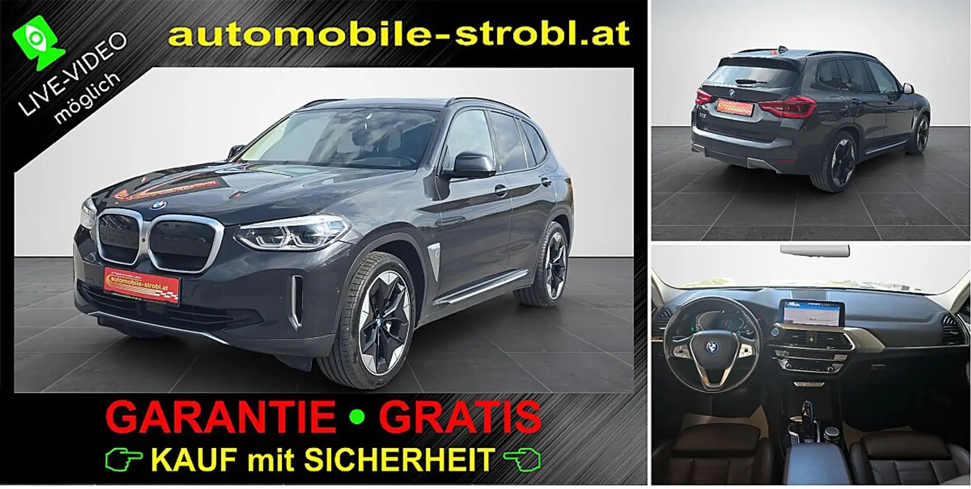 BMW iX3 Imp. *Pano*H&K*AHV*GARANTIE* Grau - 1