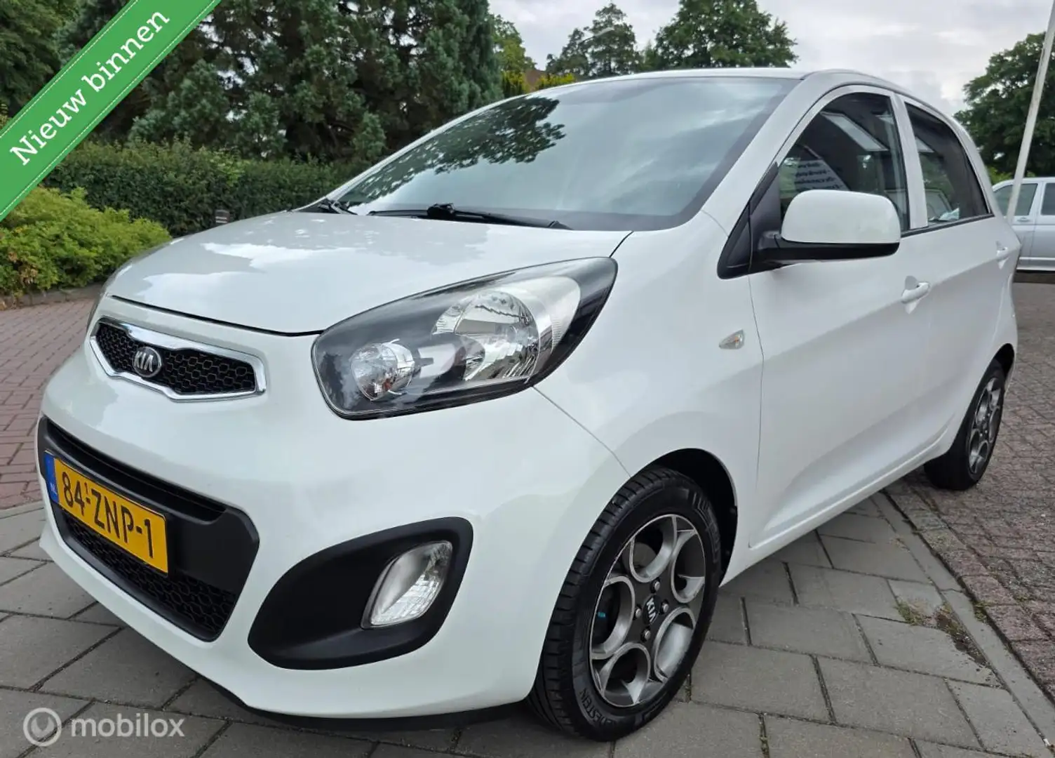 Kia Picanto 1.2 CVVT ISG Comfort Pack 1e Eig.Dealer onder.Incl Blanc - 2