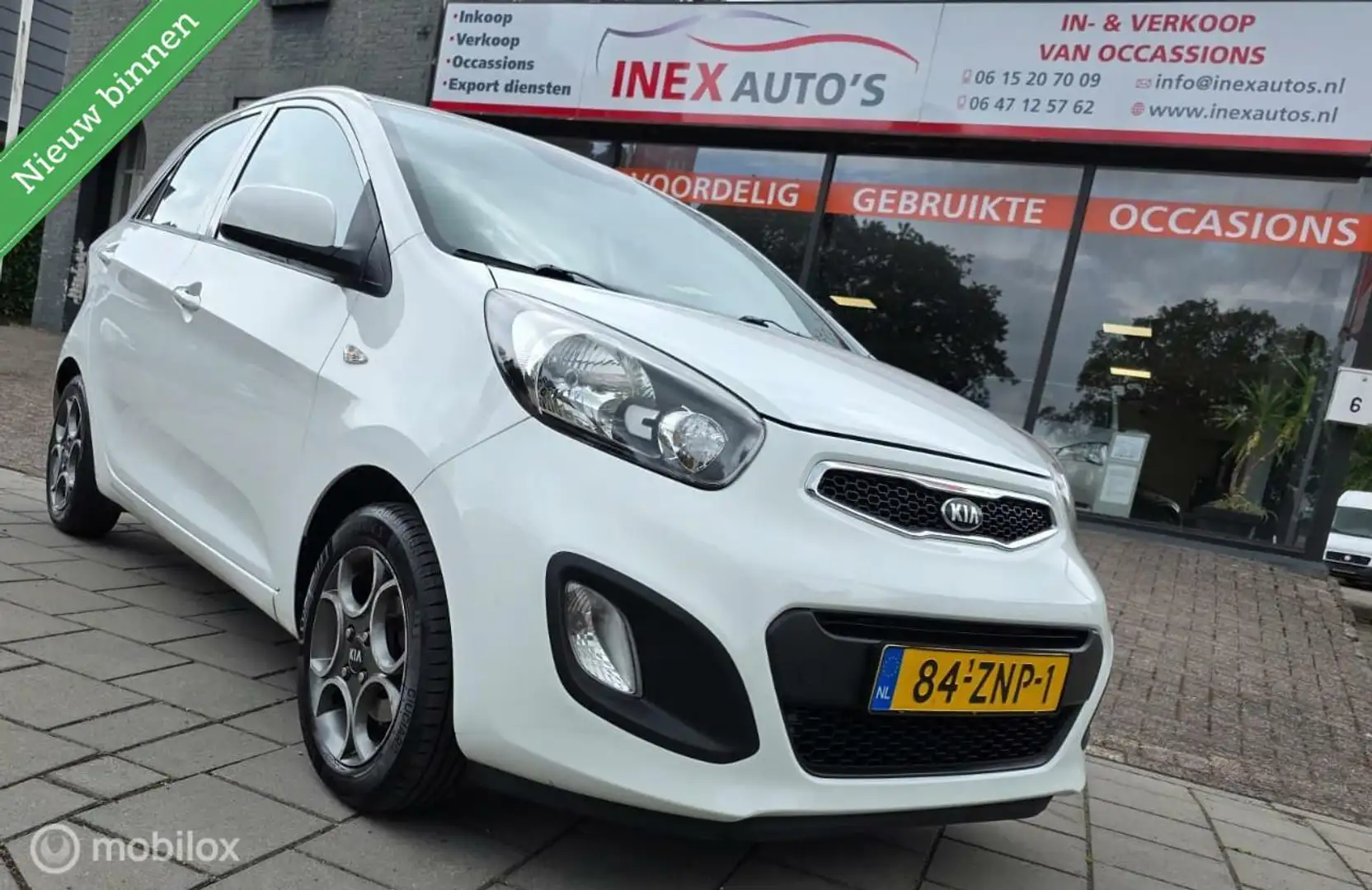 Kia Picanto 1.2 CVVT ISG Comfort Pack 1e Eig.Dealer onder.Incl Blanc - 1