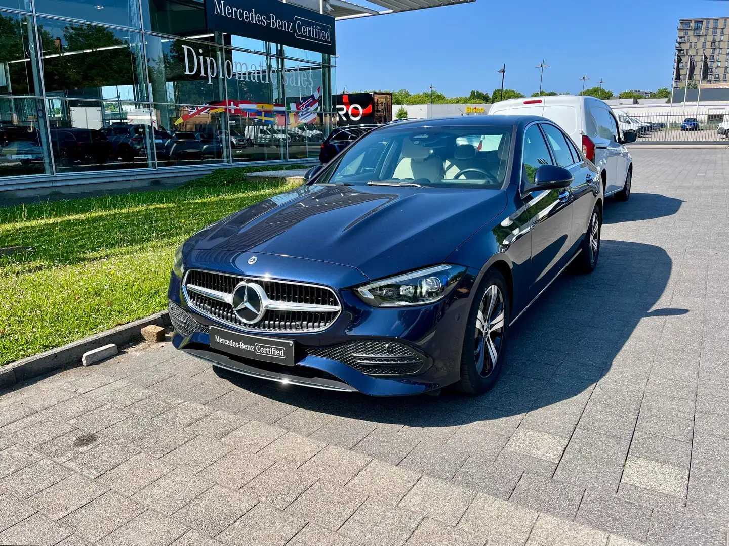 Mercedes-Benz C 200 d Luxury Line Blauw - 1