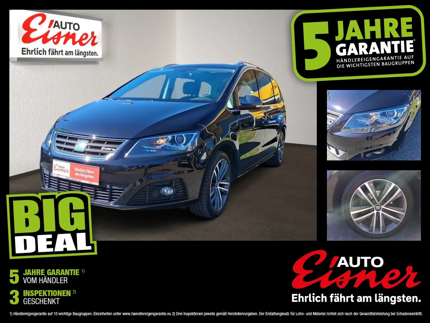 SEAT Alhambra FR 2.0 TDI 7-Sitzer Noir - 1