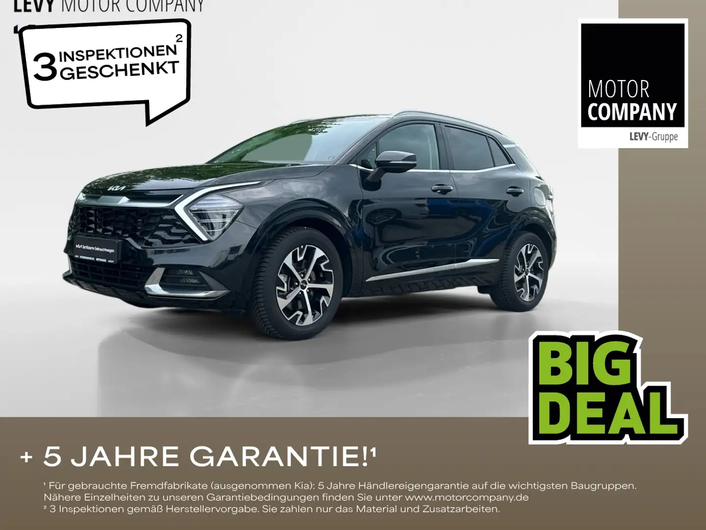 Kia Sportage 1.6 LED/Teill./Garantie Schwarz - 1