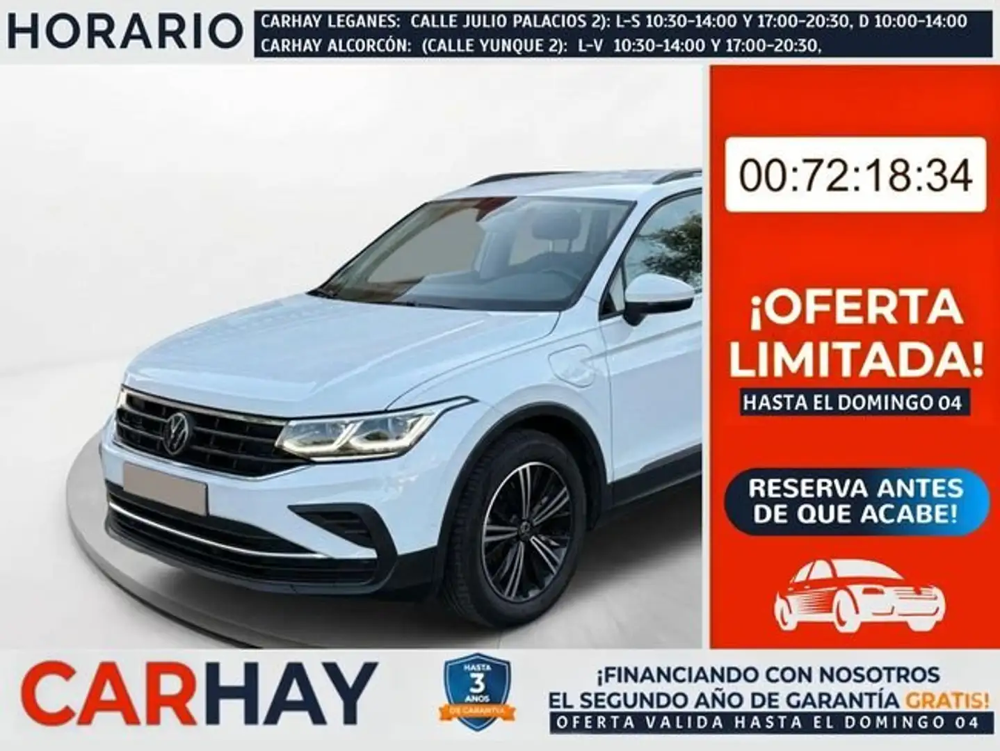 Volkswagen Tiguan Life 1.4 TSI eHybrid 180kW (245CV) DSG Blanco - 1