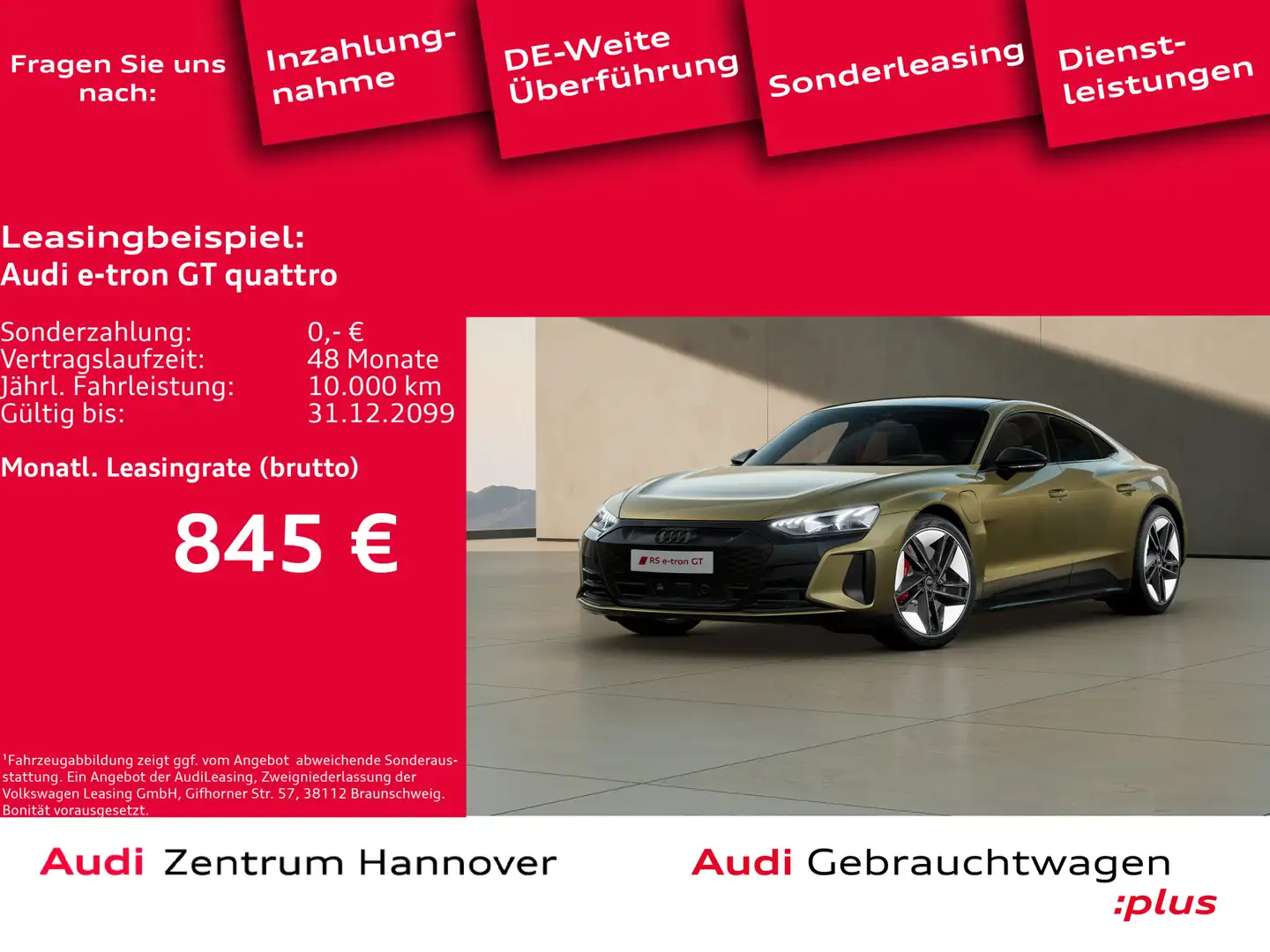 Audi e-tron GT e-tron GT RS qu. Head-Up Pano Laser B&O Grün - 1
