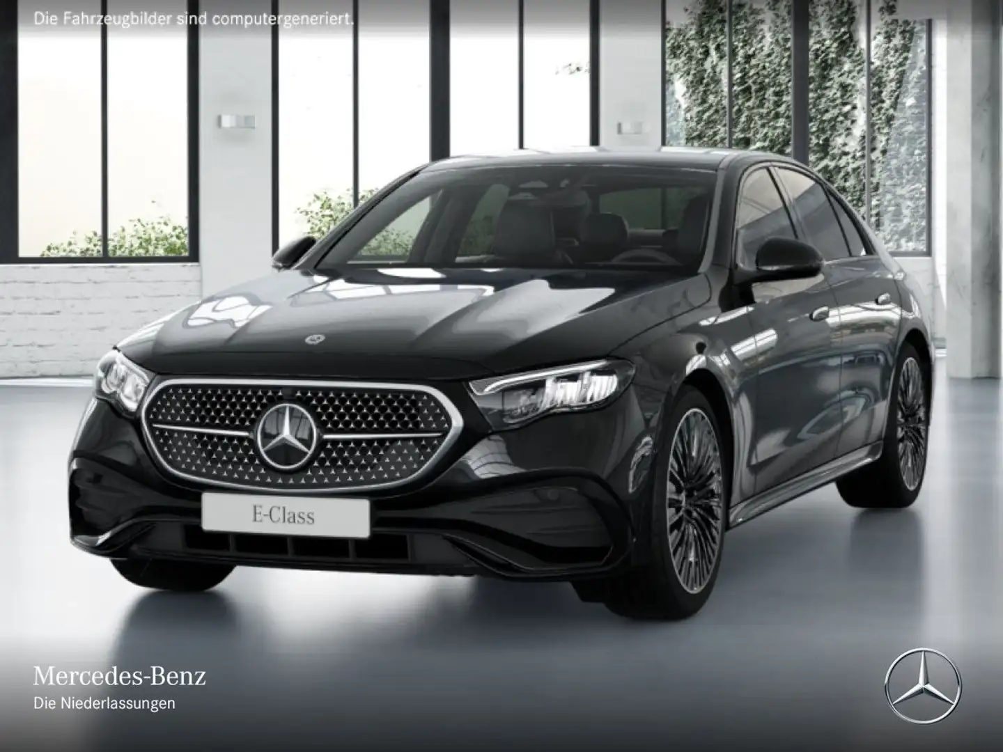 Mercedes-Benz E 220 d AMG Burmester Distr. LED Night Kamera PTS Schwarz - 2