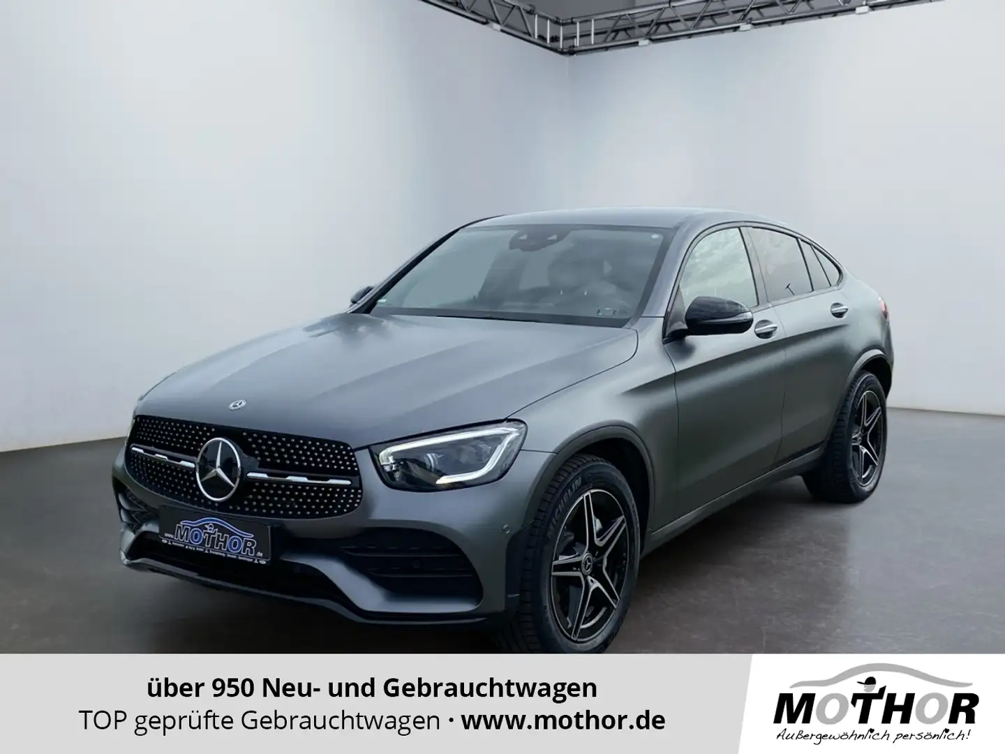 Mercedes-Benz GLC 300 4Matic AMG Line ACC PDC NAVI SHZ KAM Gris - 1