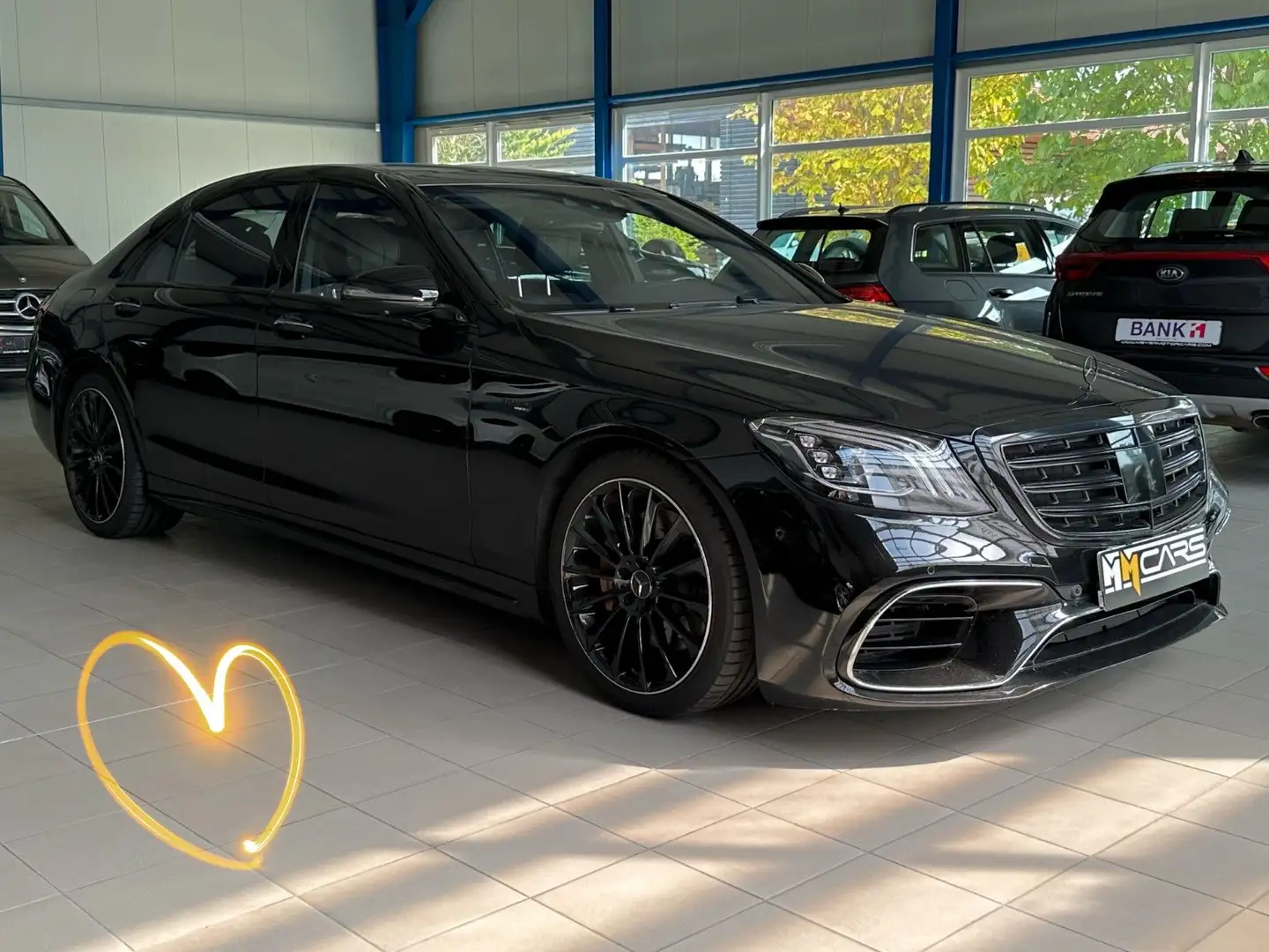 Mercedes-Benz S 400 d lang 4M AMG 63 Massage 20" LCI Panorama Schwarz - 1