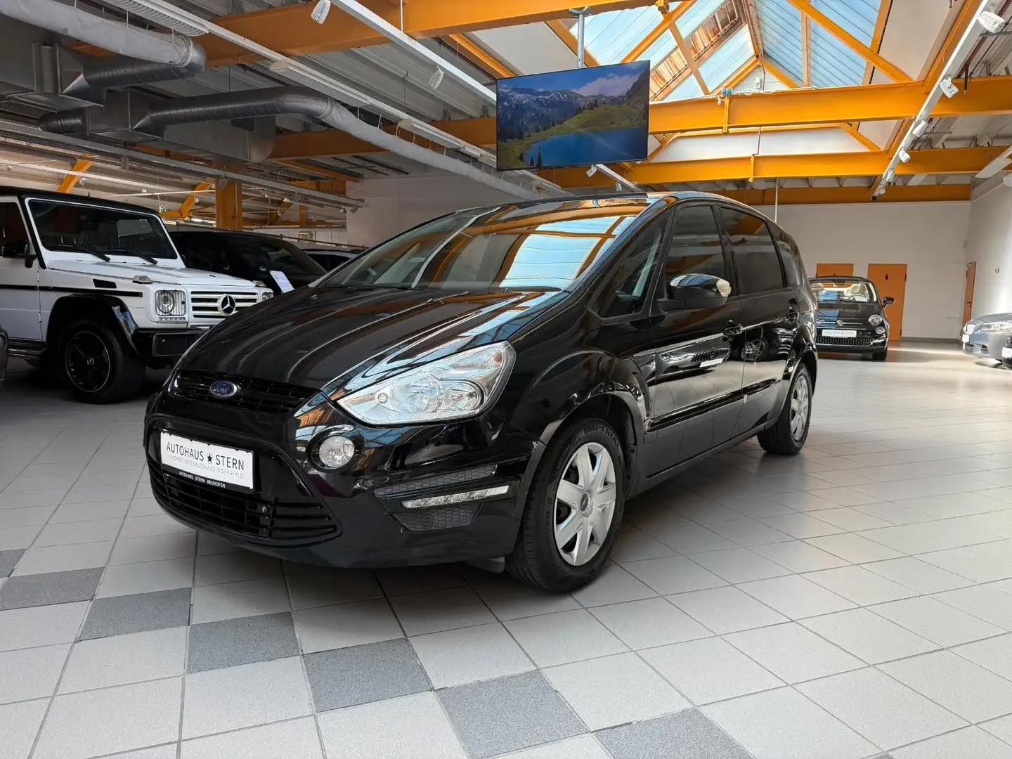 Ford S-Max |PDC|Klima|SHZ|Isofix|Bluetooth|6-Sitzer Schwarz - 2