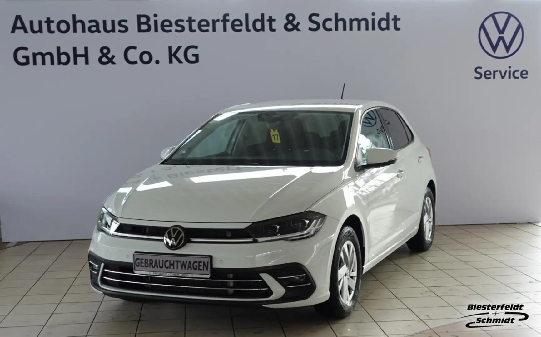 Volkswagen Polo Style 1.0TSI DSG LED SHZ PDC ACC Klima App Klima Blanc - 1