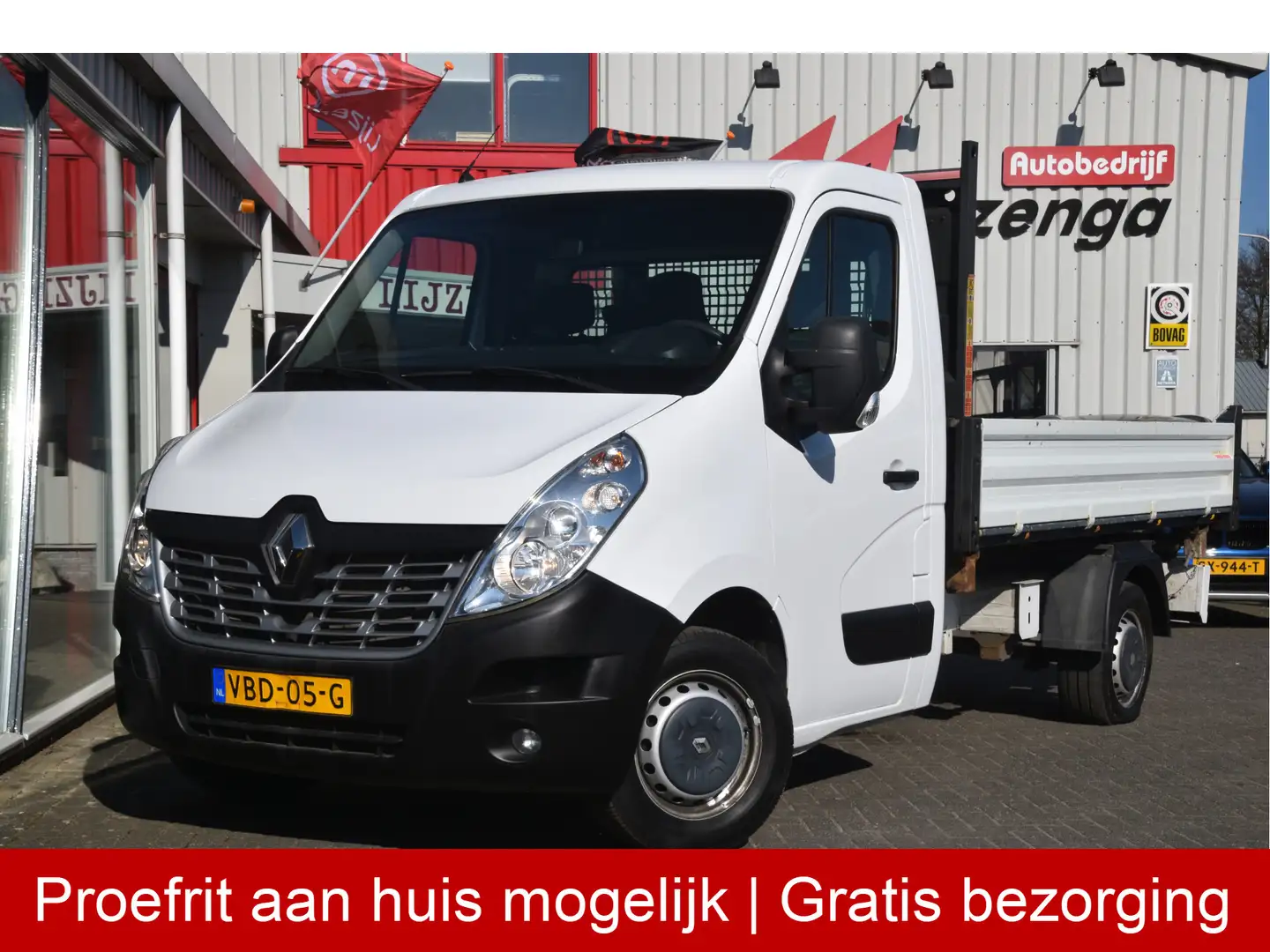 Renault Master T35 2.3 dCi L2H2 Stop & Start 1e eig | Kipper | Op Wit - 1