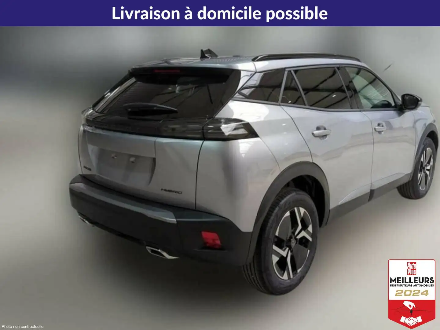 Peugeot 2008 NOUVEAU  Hybrid 145 e-DCS6 Allure Gris - 1