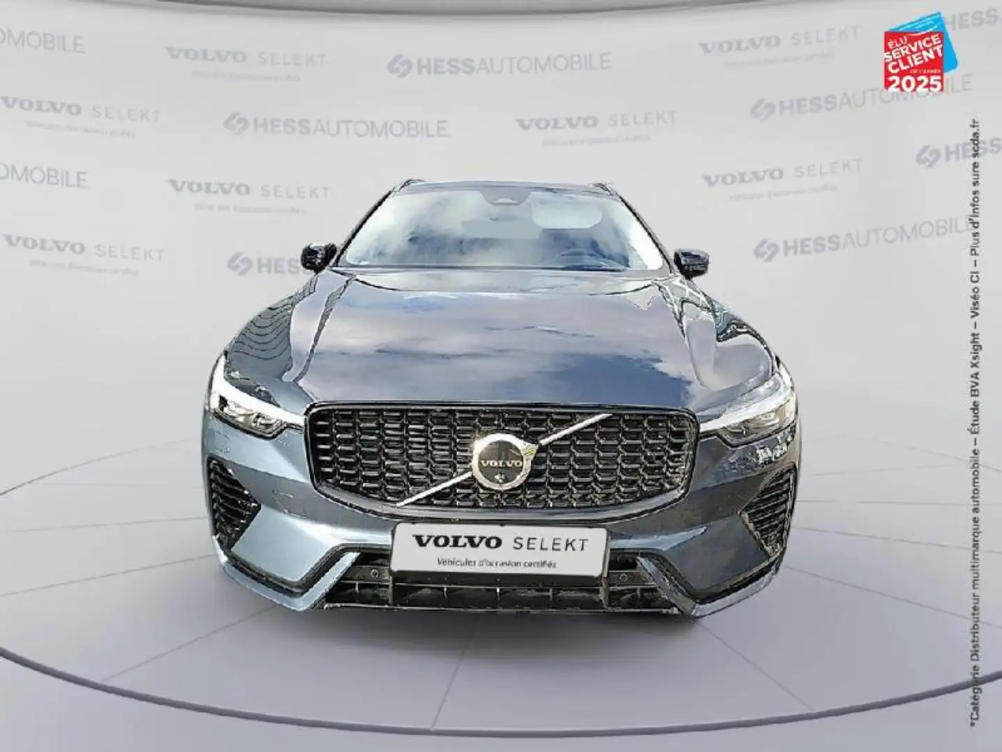 Volvo XC60 T6 AWD 253 + 145ch Ultra Style Dark Geartronic Bleu - 2